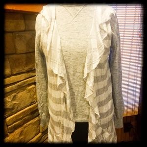 Maurices Women's Grey & White Vest